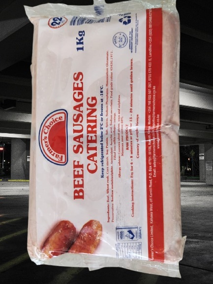 Beef Catering Sausages 1Kg